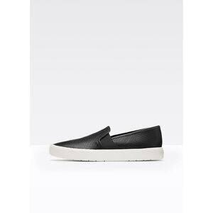 Perforated Leather Blair Sneaker Style # 52862 black career casual comfort 8